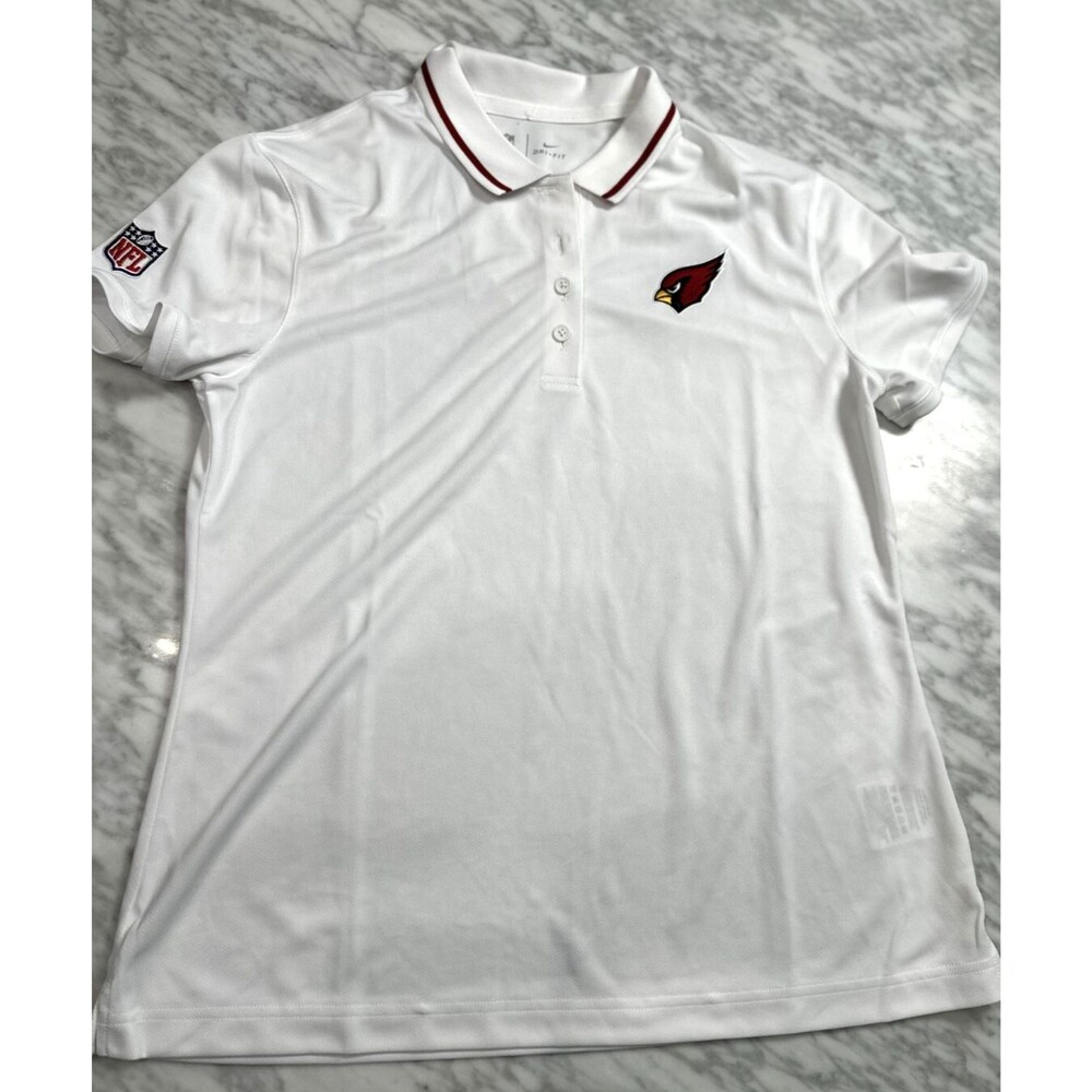 Nike Arizona Cardinals Dri-FIT On Field FOOTBALL Polo NFL Women’s Medium NEW